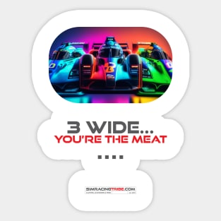 3 wide - You're the meat Sticker